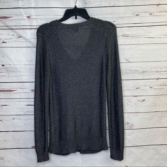 Madewell  Wallace Metallic Shimmery Knit Sweater - Picture 6 of 6